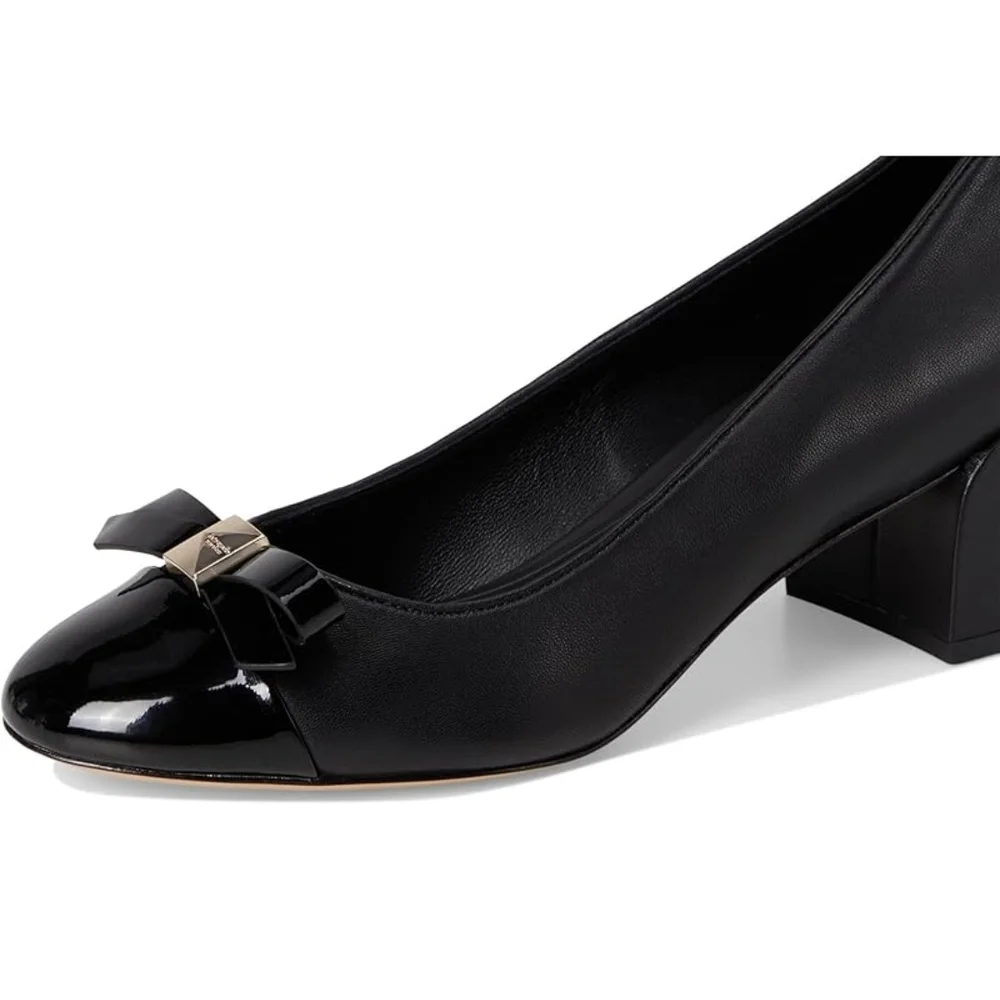 NEW Kate Spade Black Deco Bow Ballet Pumps - Picture 4 of 13